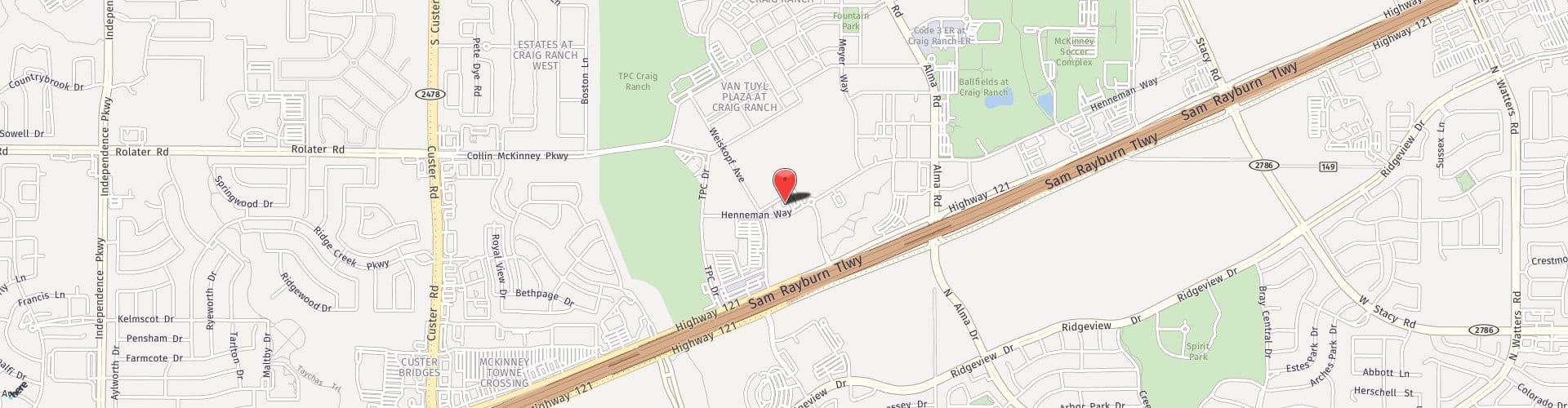 Location Map: 7900 Henneman Way McKinney, TX 75070